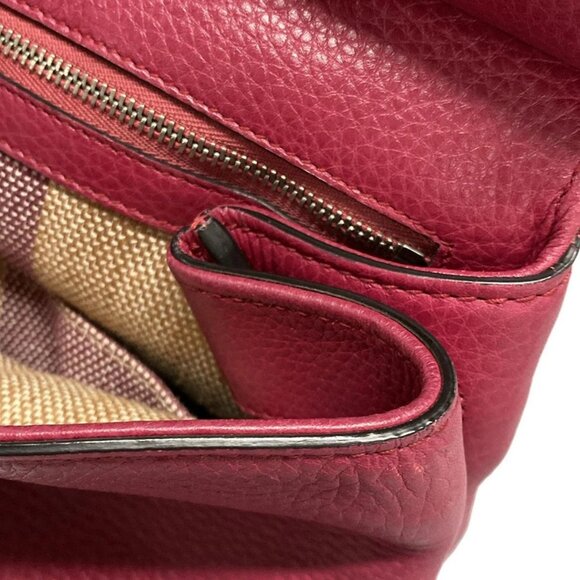 Auth GUCCI Bamboo Daily 370831 Pink Leather Handbag - Picture 16 of 16